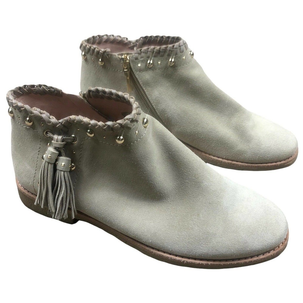 KATE SPADE NEW YORK Size 9 Bowie Desert Suede Bootie Studded Tasseled Women's